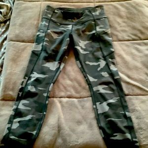 Athleta camo tights